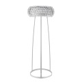 Popular design modern crystal led floor standing lamp for living room